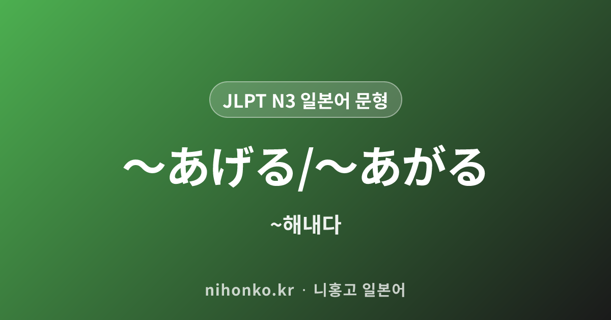 〜なんか・なんて・など - JLPT N3 일본어 문법 문형